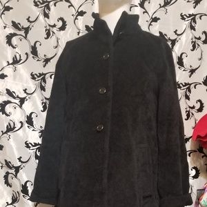 Hilary Radley Ebony Long Coat size 8